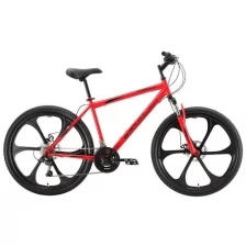 Велосипед Black One Onix 26 D FW (2022) 18" красный/чёрный/красный